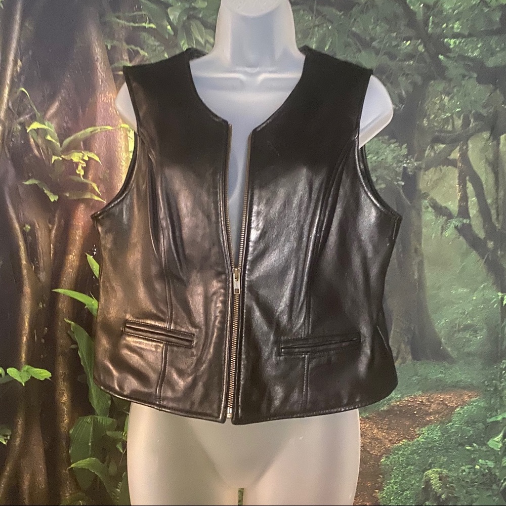 Hillard Hanson lamp leather vest
